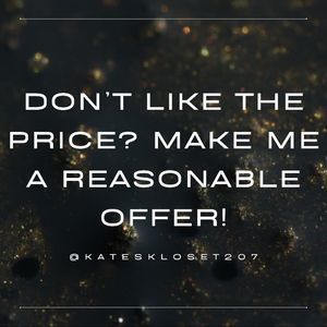 Make me an offer! No lowballs please!